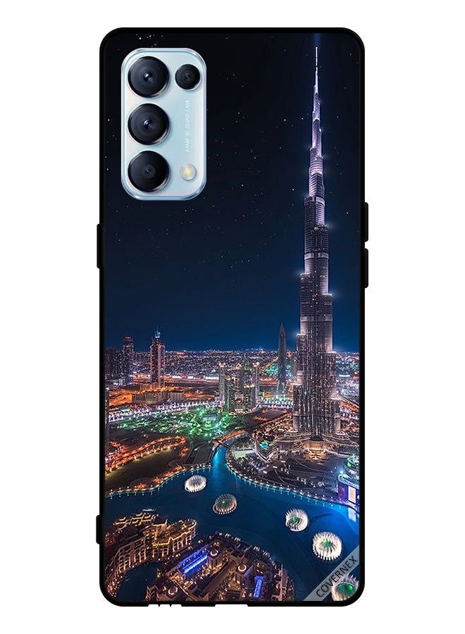 Covernex Protective Case Cover For Oppo Reno5 Pro 5G Night View Of Downtown - Image 1