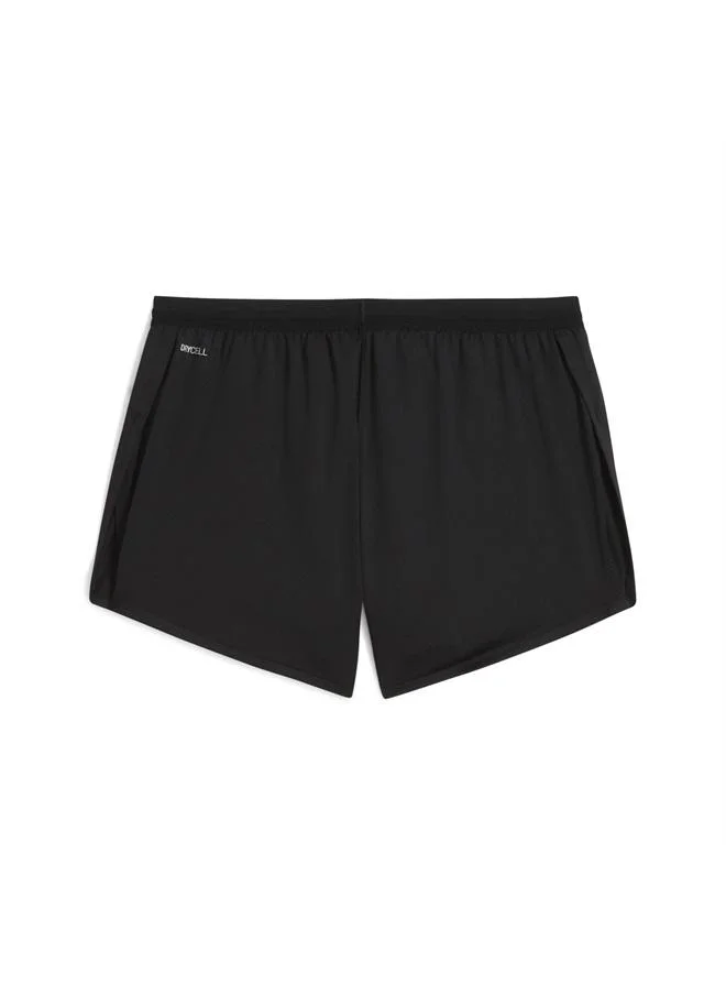 Puma PUMA Black RUN Knit 3" Split Shorts Women for Women | Best Price UAE