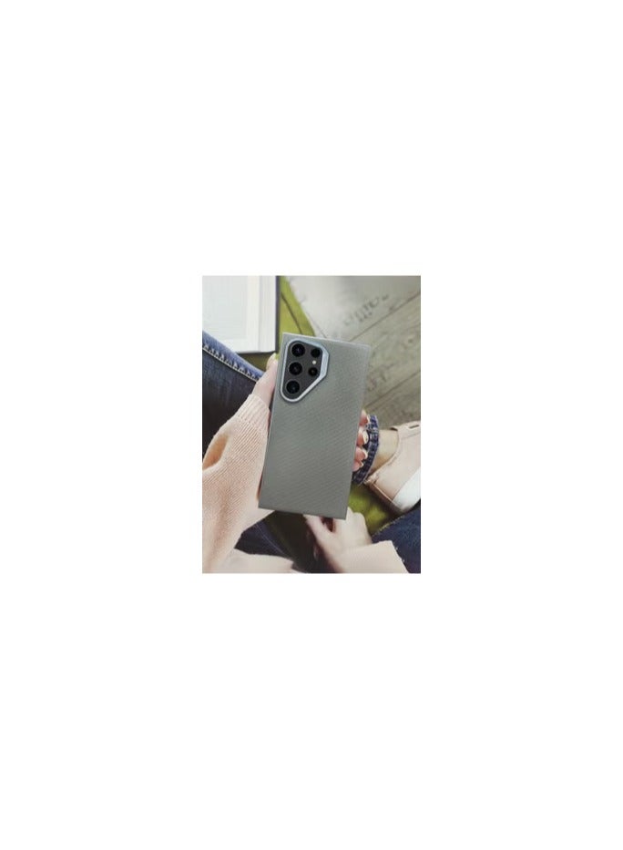 CATANES Samsung Galaxy S24 Ultra 2 Pack Vegan Leather Case, 1 Cover with 1 Screen Protector, Slim Fit, Raised Edges for Camera and Screen Protection - Image 1