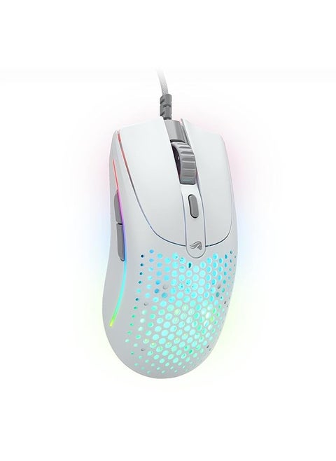 Model O 2 Rgb Gaming Mouse 59G Ultralightweight Wired Gaming Mouse 26 000 Dpi Bamf 2.0 Optical Sensor 6 Programmable Buttons Backlit Ergonomic Mouse For Pc And Laptop White