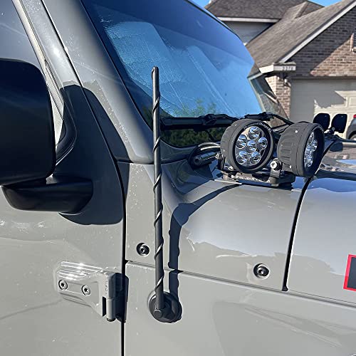 KSaAuto 16 Inch Antenna for 2007-2026 Jeep Wrangler JK JL JKU JLU Gladiator JT, Jeep Exterior Accessories, Jeep Antenna Replacement, Jeep Radio Upgrade Premium Reception - Image 4