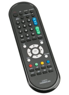 Replaced Ga608Wjsa Remote Control Fit For Sharp Aquos Led Lcd Tv Lc 19D1E Lc 19D1E Bk Lc 19D1E Wh Lc 24Le210E Lc 24Le220E Lc 32Dh500E Lc 32Dh500S Lc 32Dh510E Lc 32Fh510E Lc 32Fs510E
