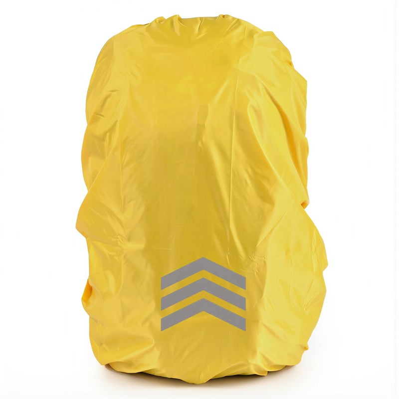 Backpack Rain Cover for Kids Students Cycling Commute Reflective 8-17L Black - Image 1