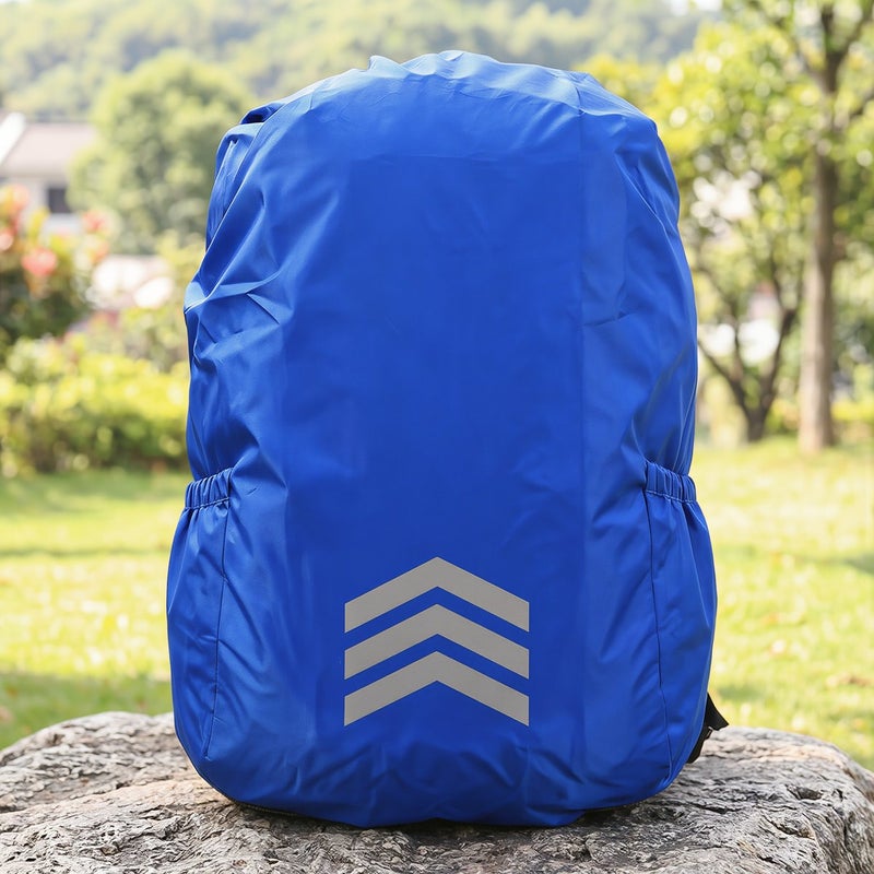 Backpack Rain Cover for Kids Students Cycling Commute Reflective 8-17L Black - Image 4