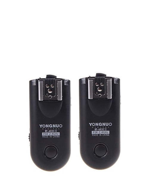 Yongnuo RF-603C II Wireless Flash Trigger Kit for Canon 3-Pin Connection