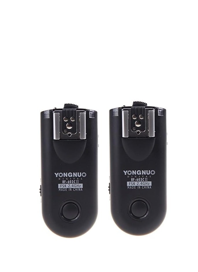 YONGNUO Yongnuo RF-603C II Wireless Flash Trigger Kit for Canon 3-Pin Connection  - Image 1