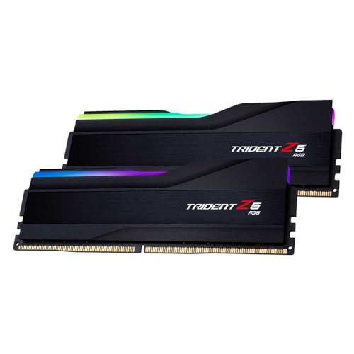 G.SKILL Trident Z5 RGB Series DDR5 RAM (Intel XMP 3.0) 64GB (2x32GB) 6000MT/s CL30-40-40-96 1.40V Desktop Computer Memory U-DIMM - Matte Black (F5-6000J3040G32GX2-TZ5RK) - Image 3