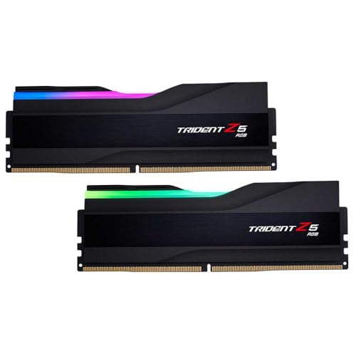 G.SKILL Trident Z5 RGB Series DDR5 RAM (Intel XMP 3.0) 64GB (2x32GB) 6000MT/s CL30-40-40-96 1.40V Desktop Computer Memory U-DIMM - Matte Black (F5-6000J3040G32GX2-TZ5RK) - Image 2