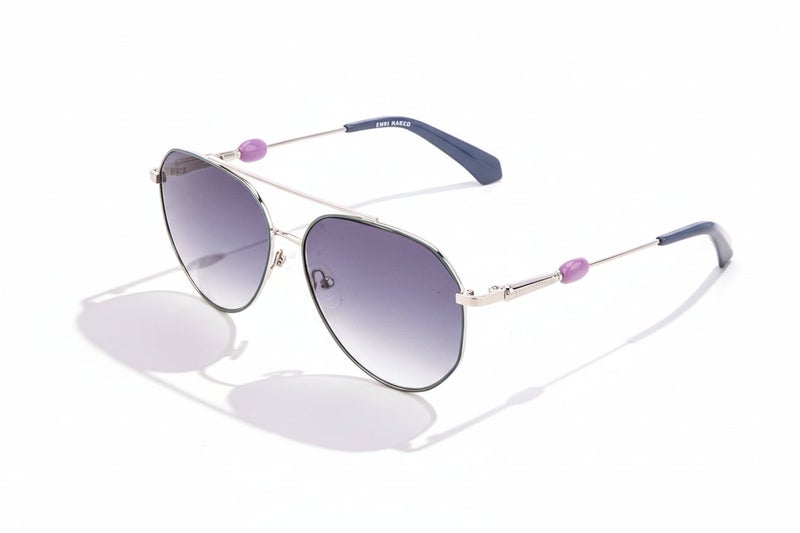 Enni Marco  Round  women  Sunglasses  100% UV protection   Italy
