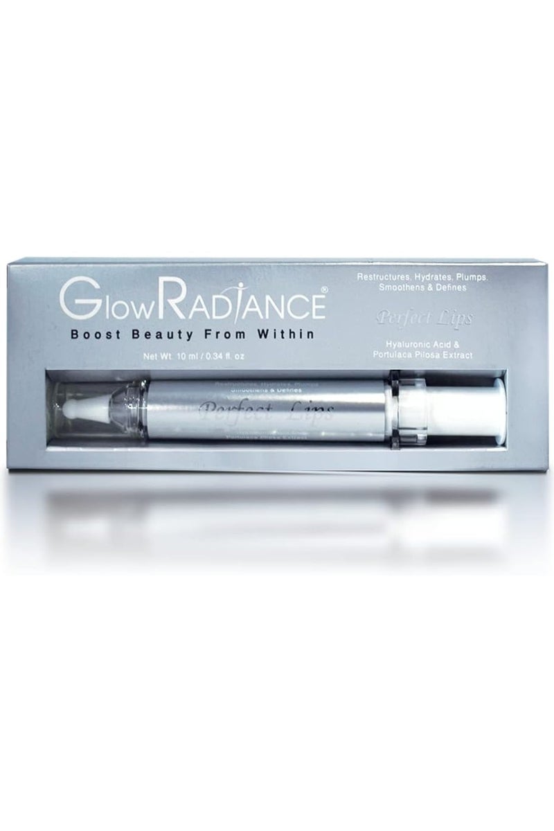 Glow Radiance مُكثف الشفاه المتألق - ترطيب فائق مع لمسة لامعة وتأثير لؤلؤي | تركيبة بورتولاكا وحمض الهيالورونيك - 10 مل - Image 1