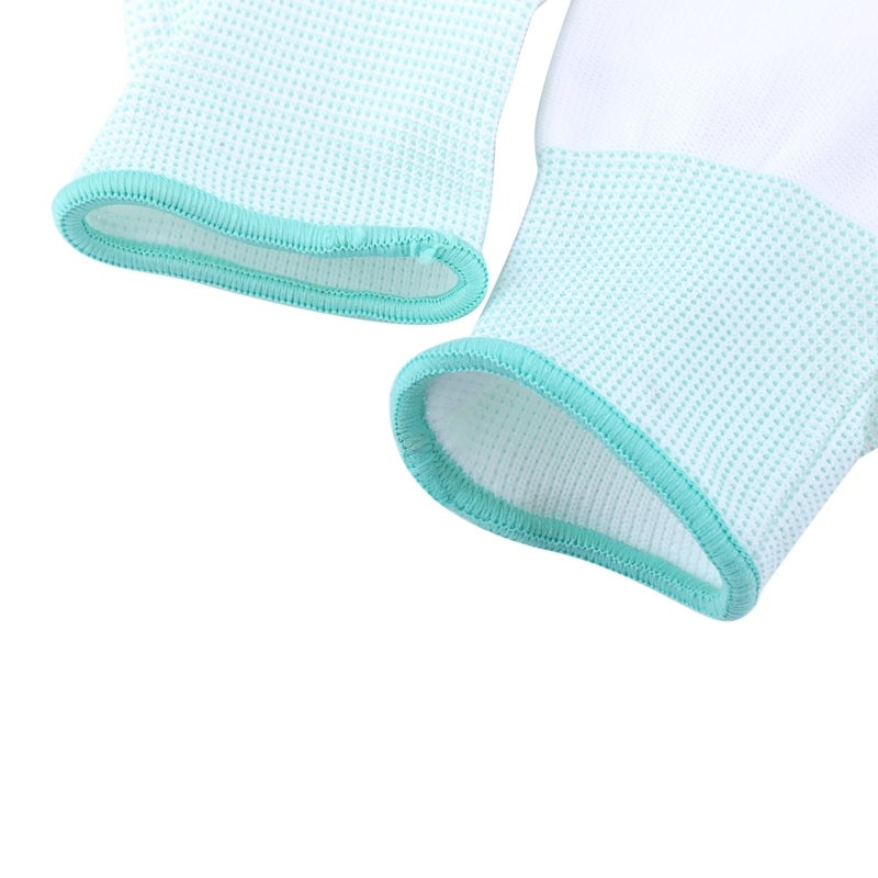 Anti Static Glove M Green: Eco-Friendly Sweat-Absorbing Wear-Resisting Pu Coated Glove - Antiskid Precision Assembly Glove for Electronic Labor & Long-Time Work - Image 1