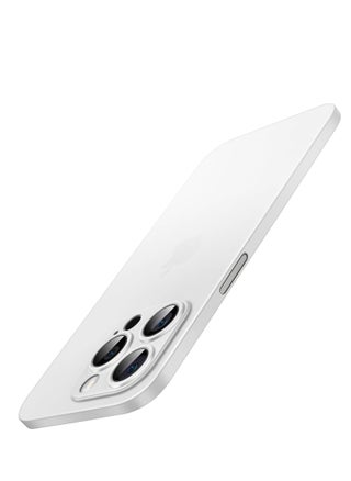 Ultra Slim (0.35mm Thin) Case for iPhone 14 Pro Max 6.7-Inch, Camera Lens Cover Full Protection, Lightweight Matte Finish PP Hard Minimalist Case, Support Wireless Charging (White) - pzsku/Z0ECEFAF749F3F075D5C0Z/45/_/1737268962/59ae77a7-c205-4ec0-a8b0-d02a310e9854