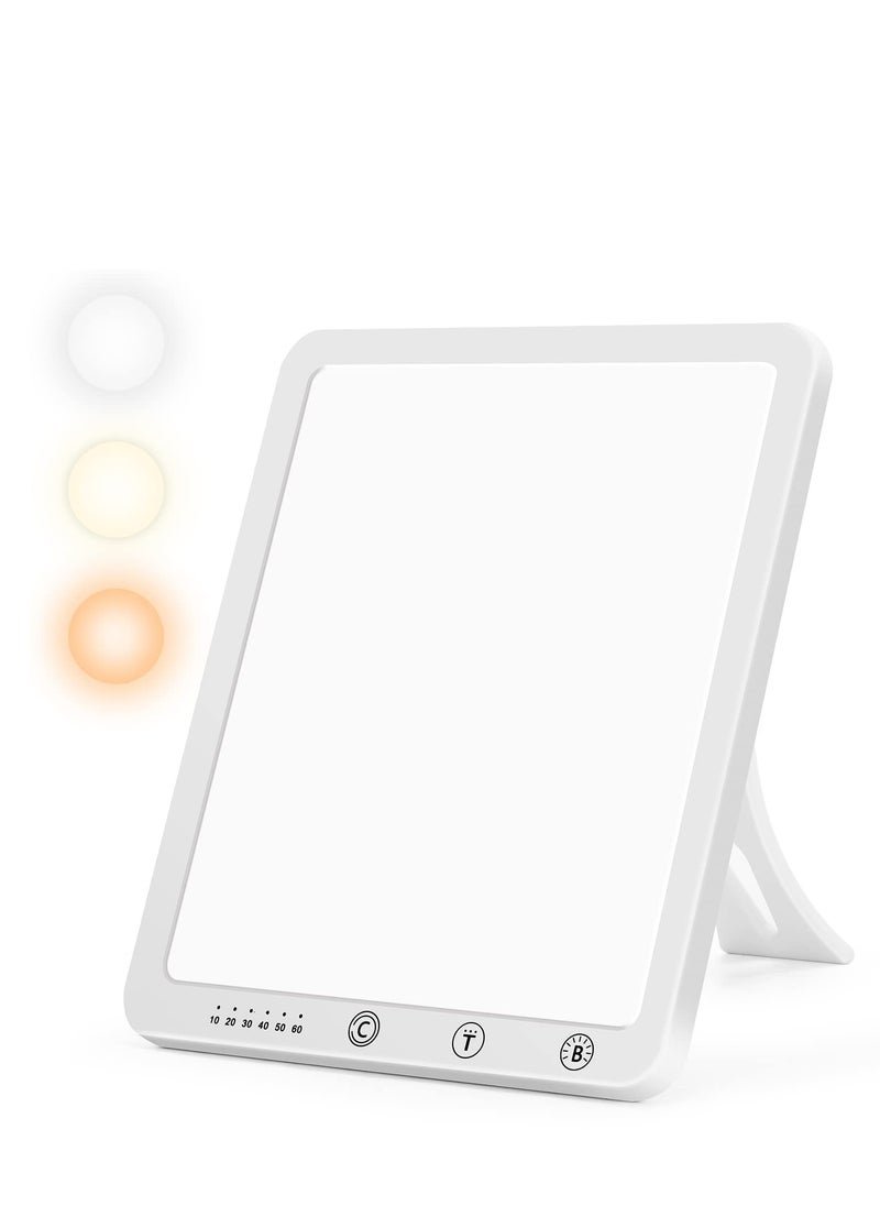 Generic - UV-Free Light Therapy Lamp - 10000 Lux Brightness, Touch Control & 5 Adjustable Levels for Mood & Energy Boost - Image 1