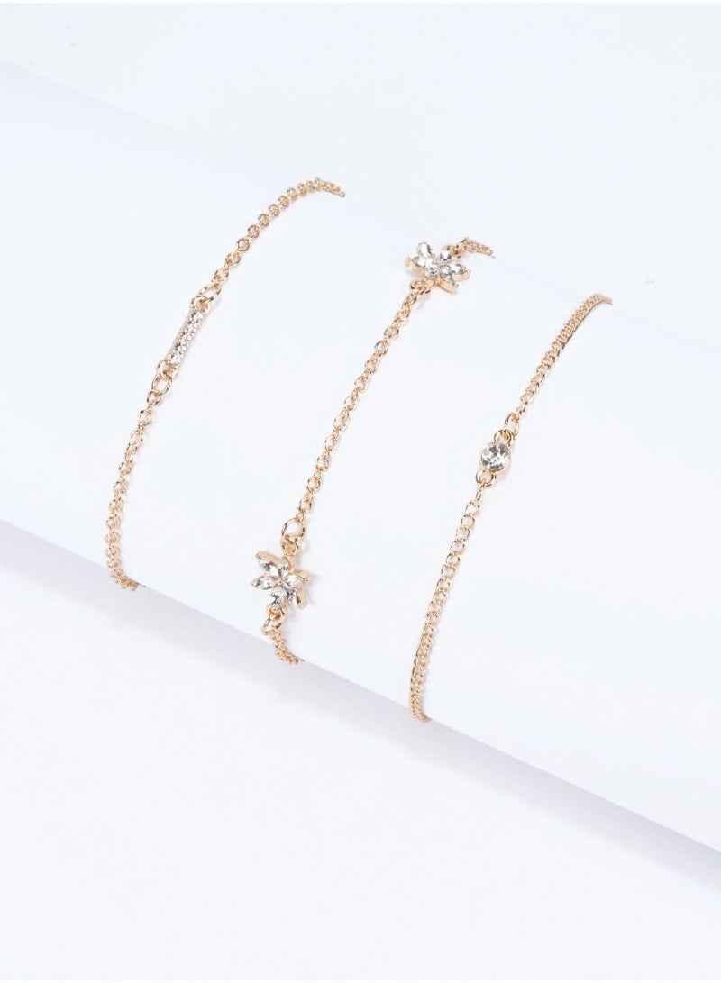 AMICA Dainty Set of 3 Bracelets - Image 1