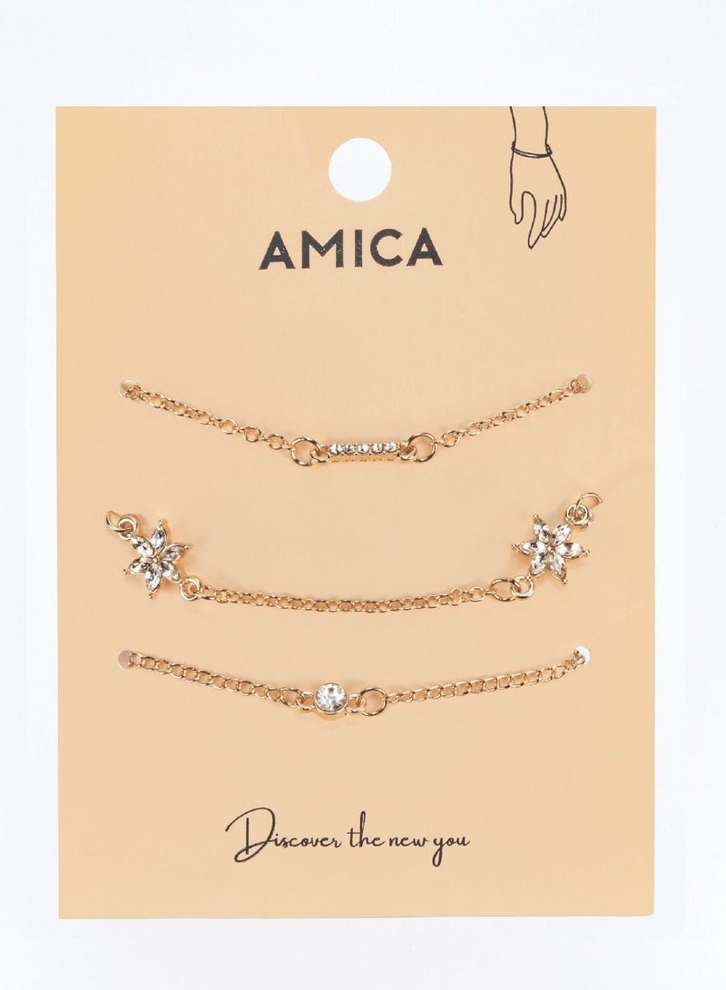 AMICA Dainty Set of 3 Bracelets - Image 2