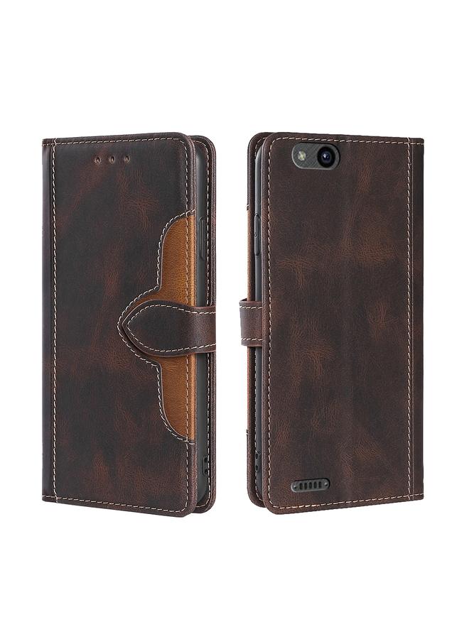 erorex Case For ZTE Tempo X/Vantage/Z839/N9137 Stitching Skin Feel Magnetic Buckle Horizontal Flip PU Leather Case  - Image 1
