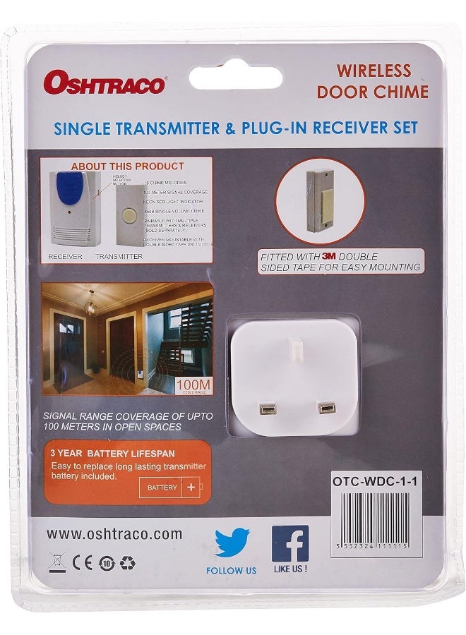 Oshtraco OTC-WDC-1-1 Wireless Door Chime - Image 2