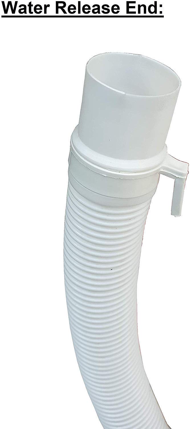 Vinish 3 Meter Top loadSemi Load Washing Machine Outlet Drain Waste Water Hose Flexible Hose Pipe Pack Of 1 ABF3  - Image 2
