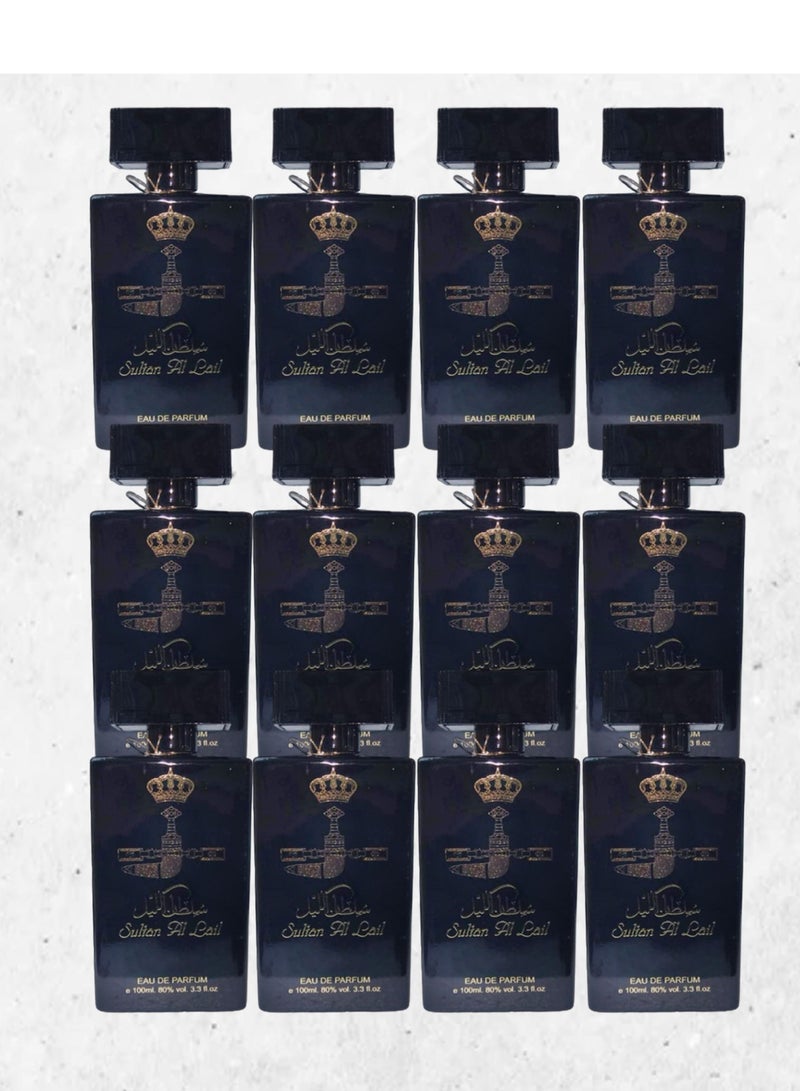 سلطان 12 قطع عطر سلطان الليل 100 مل EDP - Image 1