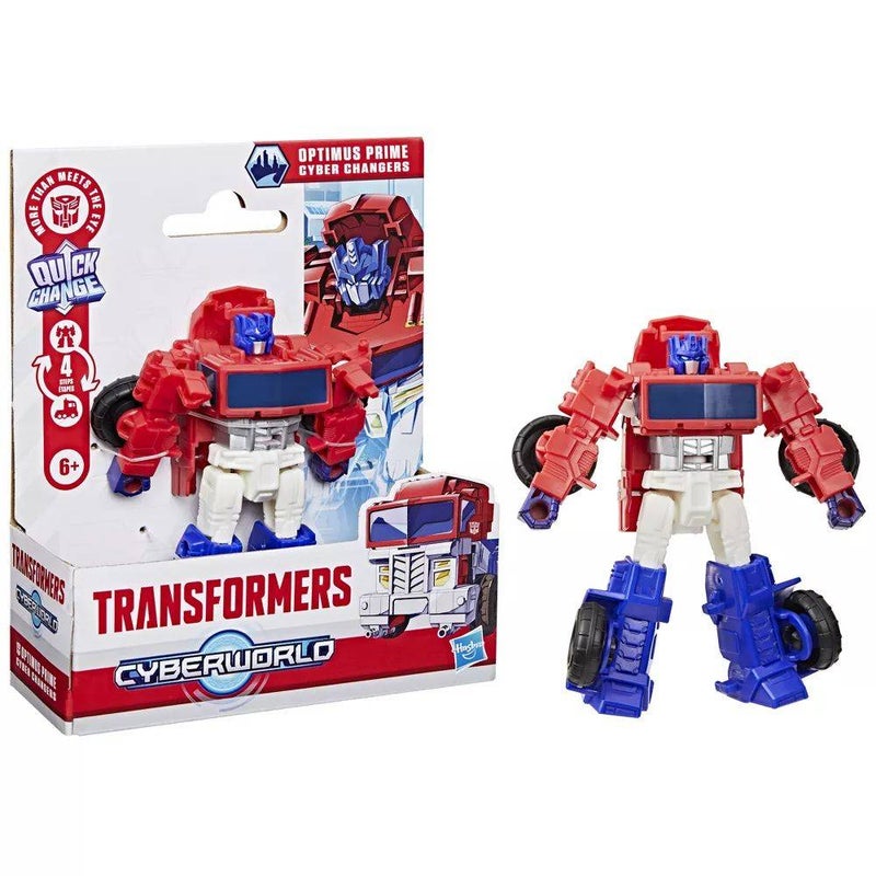 Transformers Cyberworld Optimus Prime Cyber Changers Action Figure (10 cm) - Image 2