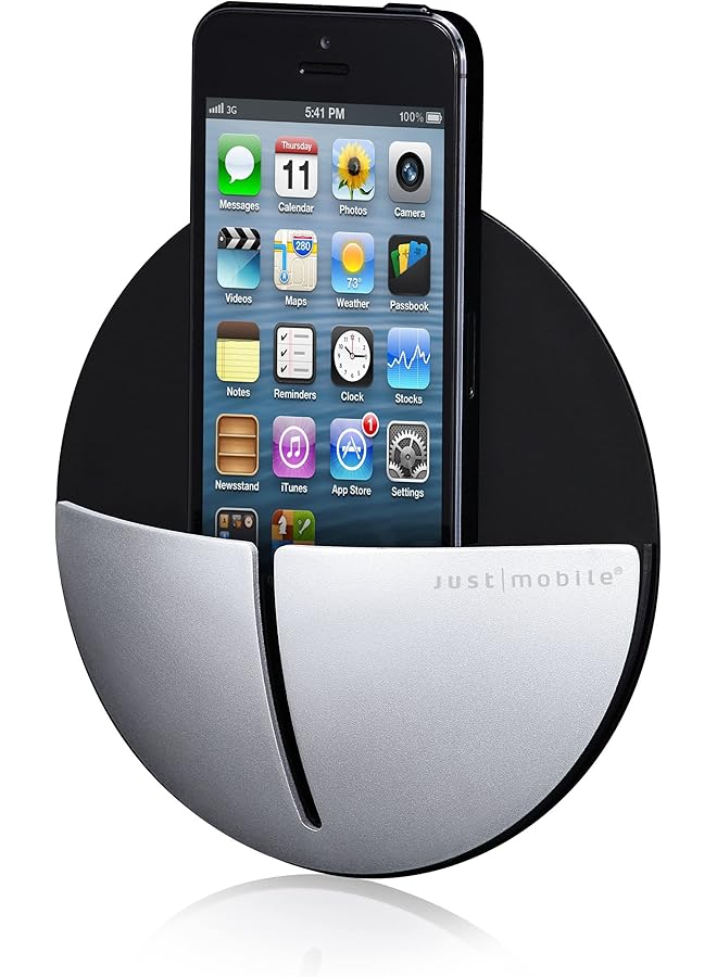 Just Mobile Iphone Alupocket Deluxe Wall Mount - Black - Image 3