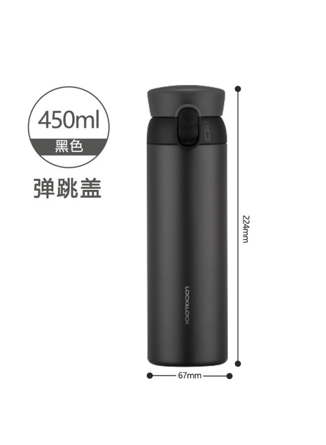 Black Le Buckle Vision Thermos Cup 316l Stainless Steel Tea Cup Men's And Women's Business Sports Portable Home Water Cup Gift Box Gift