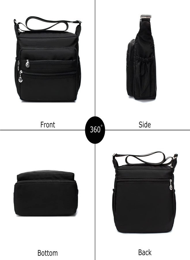 LassZone Women's Crossbody Waterproof Shoulder Handbag with Multi-Pocket Messenger Bag Travel Satchel Purse Tote - Image 4