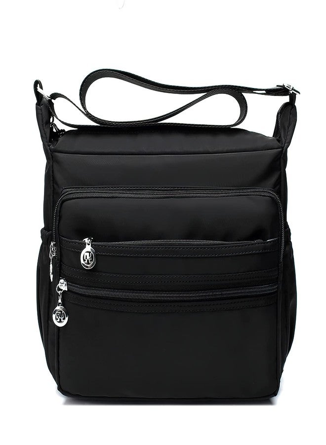 LassZone Women's Crossbody Waterproof Shoulder Handbag with Multi-Pocket Messenger Bag Travel Satchel Purse Tote - Image 1