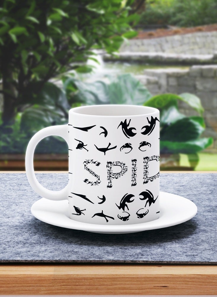 إم إي سي كوب قهوة مارفل سبايدرمان أبيض، 11 أونصة - Image 2