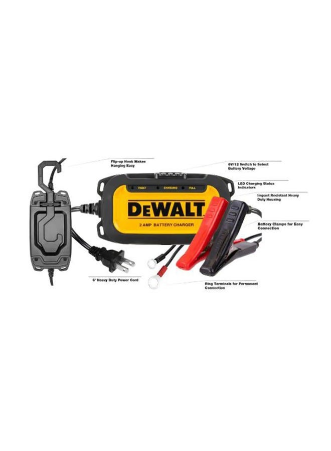 DEWALT DXAEC2 DXAEC2 Professional 2-Amp Automotive Battery Charger and Maintainer - Image 4
