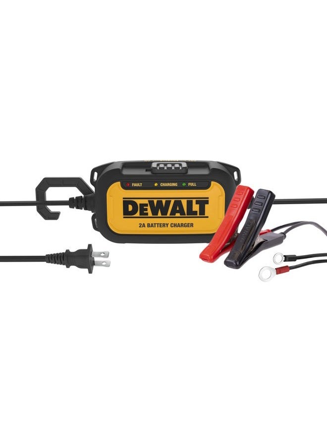 DEWALT DXAEC2 DXAEC2 Professional 2-Amp Automotive Battery Charger and Maintainer - Image 1