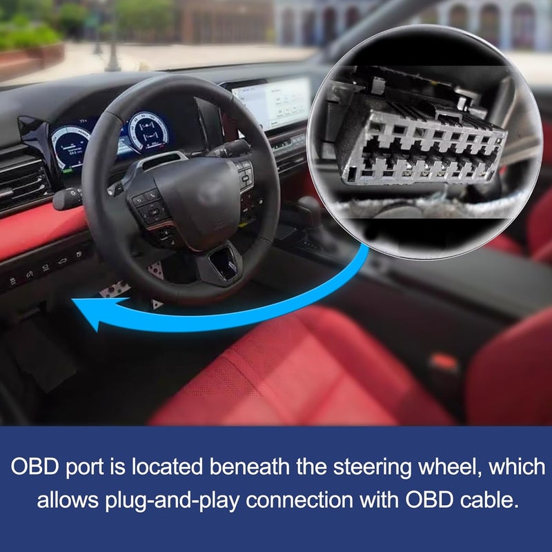 FITCAMX كابل OBD من FITCAMX لكاميرات داش - مجموعة ترقية لمراقبة مواقف السيارات - Image 4