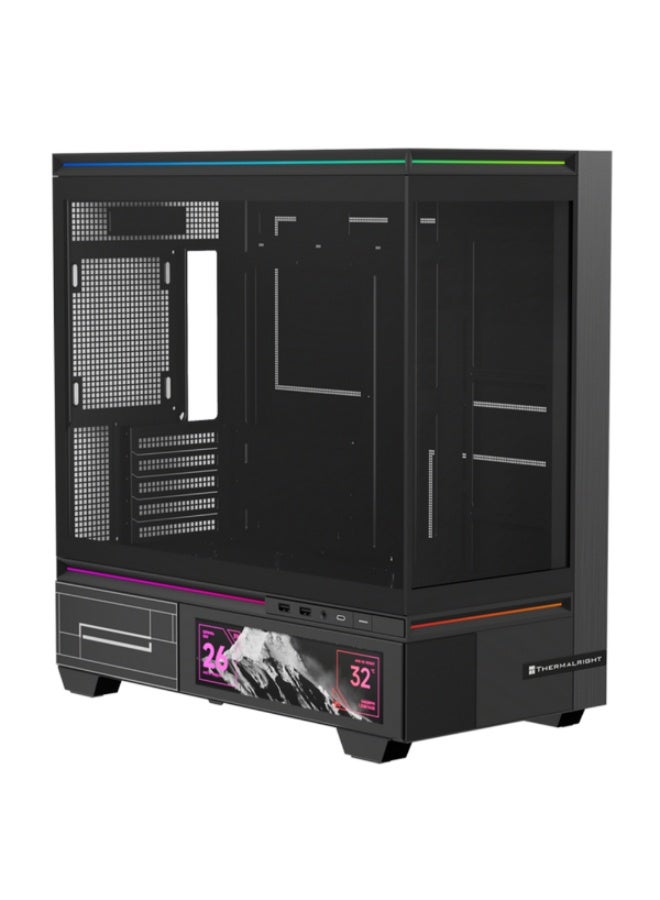 Thermalright Thermalright TL-M10 Vision M-ATX computer case with 6.9inch LCD Without fans screen - Image 2