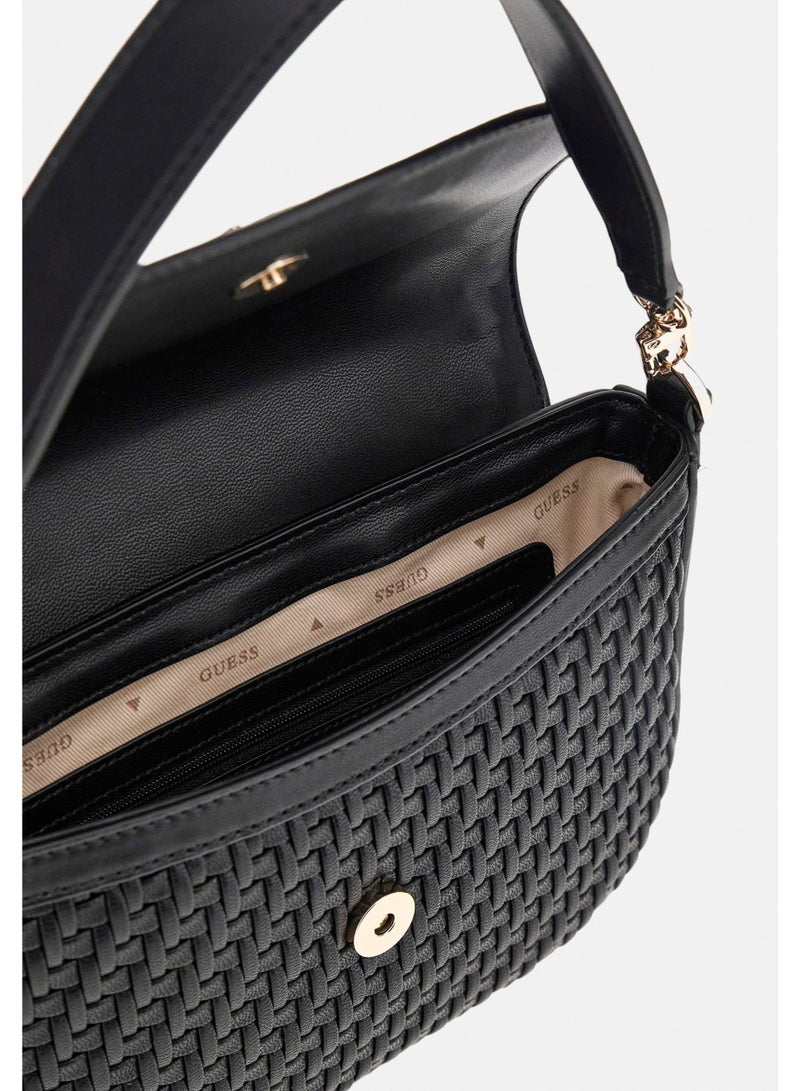 جيست حقيبة يد علوية منسوجة من موديل Mirema - أسود - Image 5