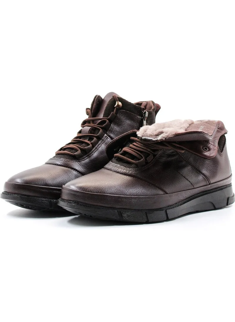Fast Step Leather & Shearling Men's Sports Boots 717KMA10335-2