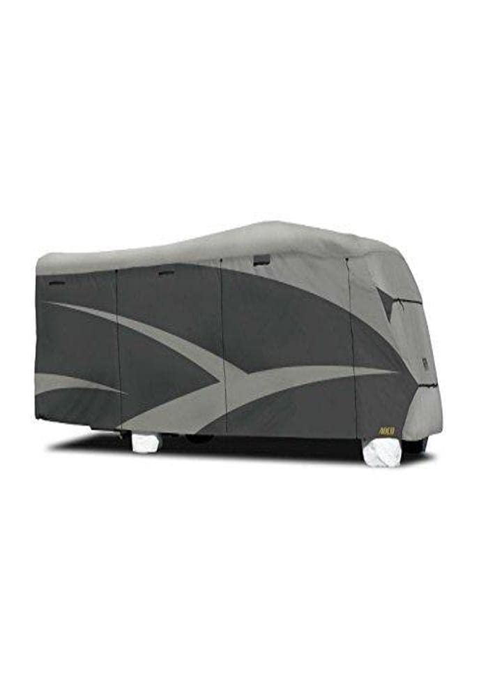 ADCO 52845 Designer Series SFS Aqua Shed Class C RV Cover - 29'1" - 32' ,Gray - Image 1