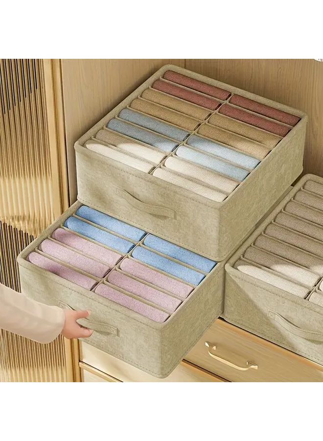 24 Grid Fabric Drawer Organizer Box For Underwear Socks Bras Space Saving Closet Storage Solution - Image 5