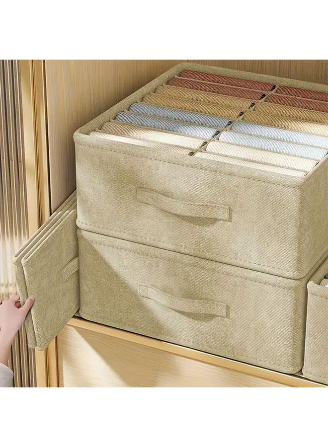 24 Grid Fabric Drawer Organizer Box For Underwear Socks Bras Space Saving Closet Storage Solution - Image 3