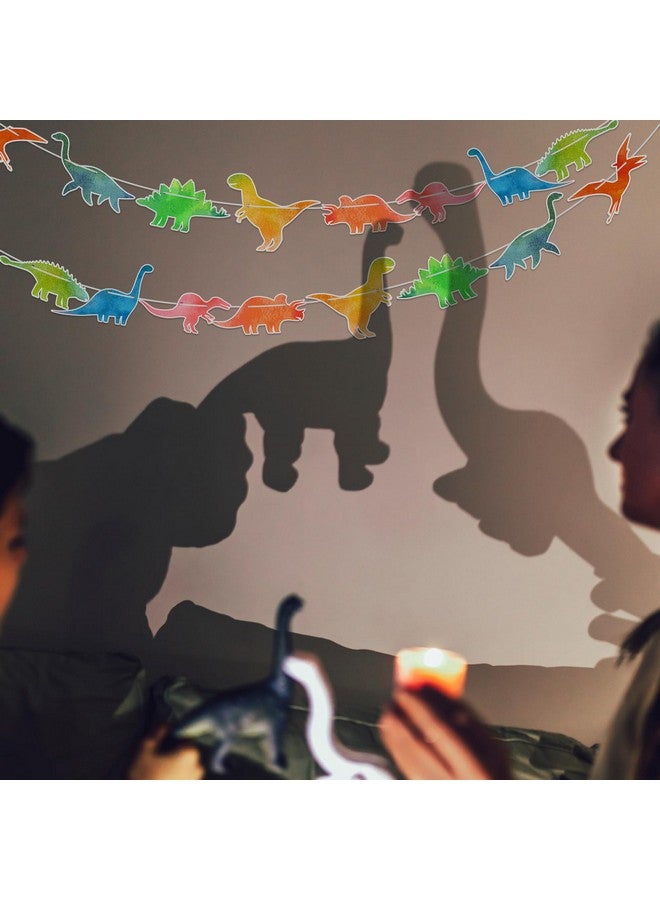 Lewtemi 4 Pcs Watercolor Dinosaur Banner Garland Dinosaur Party Decorations for Birthday Party Dino Theme Party Supplies Wall Decor  - Image 5