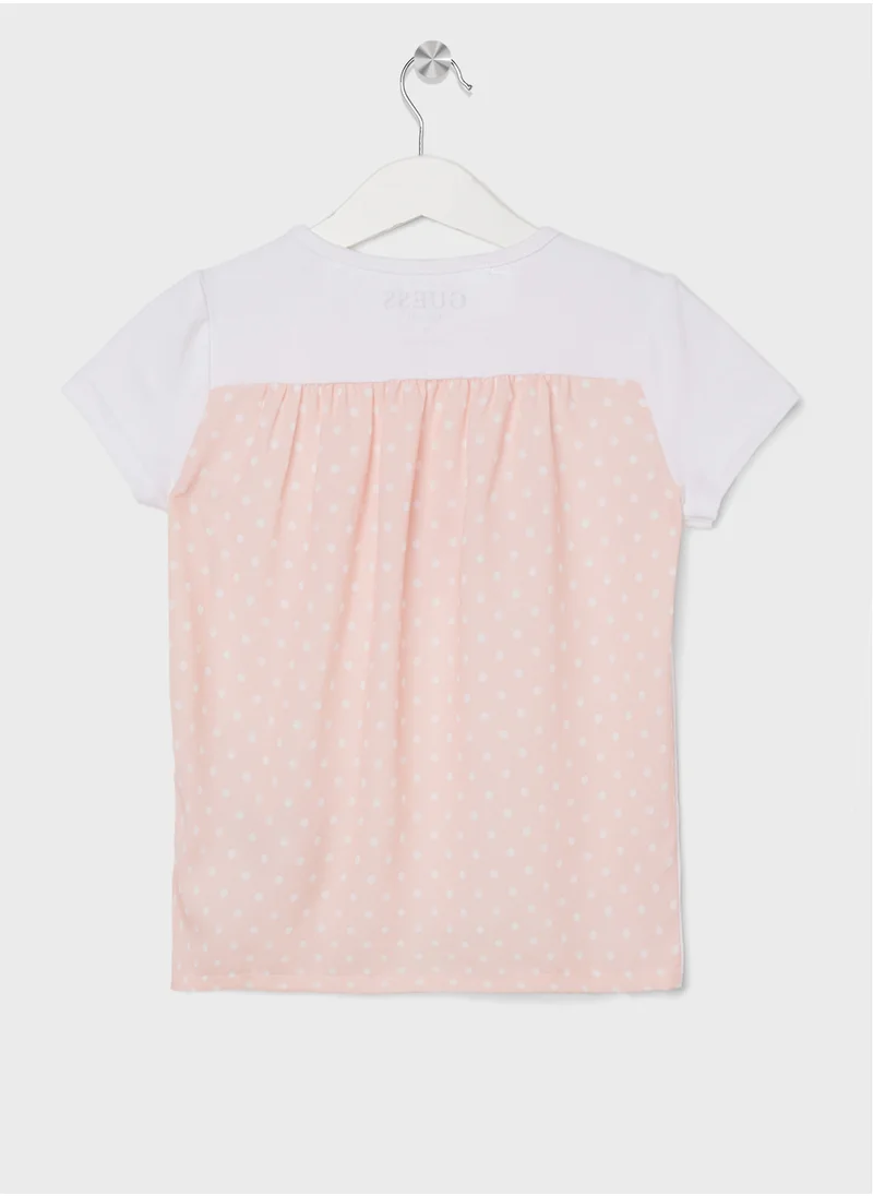 جس Infant Logo T-Shirt & Leggings Set