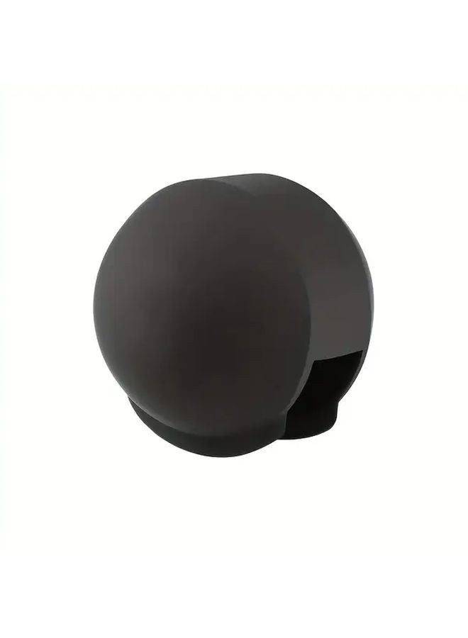 غطاء عدسة من السيليكون الأسود الكامل غير المرئي المقاوم للماء لـ Insta360 X5 - Image 1