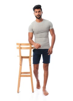 DICE Round Neck Undershirt - Gray  - Image 5
