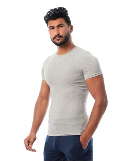 DICE Round Neck Undershirt - Gray  - Image 2