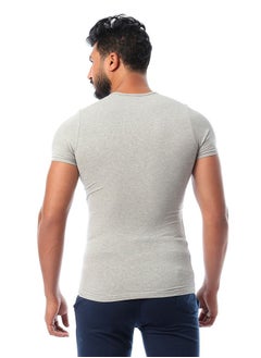 DICE Round Neck Undershirt - Gray  - Image 4