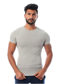 DICE Round Neck Undershirt - Gray  - Image 1