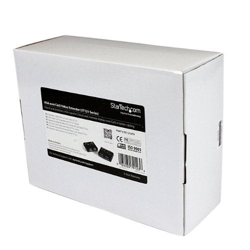 StarTech.com VGA Video Extender over Cat5 (ST121 Series) - Up to 500ft (150m) - VGA over Cat 5 Extender - 2 Local and 2 Remote , TAA (ST121UTP) - Image 4