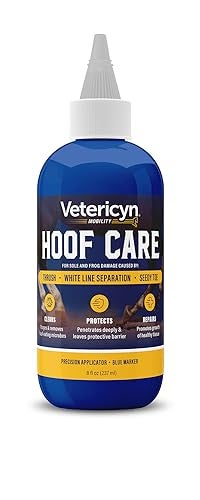 Vetericyn Mobility Equine Hoof Care for Sole and Frog Damage Caused by Thrush, White Line Separation, and Seedy Toe. 8 Ounces - Image 1