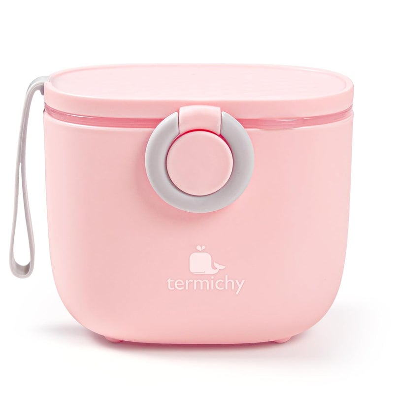Termichy Baby Formula Dispenser, Portable Milk Powder Dispenser Container with Carry Handle and Scoop for Travel Outdoor Activities with Baby Infant, 8.8OZ, 0.55LB, 250g, 500ml (Pink) - Image 1
