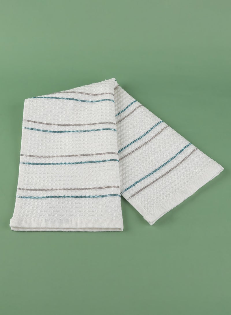 ZYMTA Cotton Dish Towels | 30x50 cm Lint-Free Kitchen Towel for Drying, Cleaning & Everyday Use - Image 4