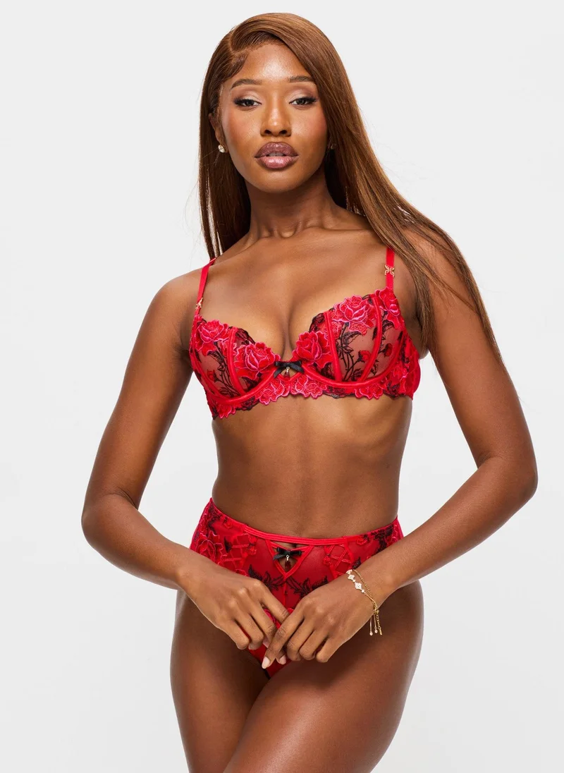Ann Summers Ann Summers Roses Are Red Non Padded Balcony Bra
